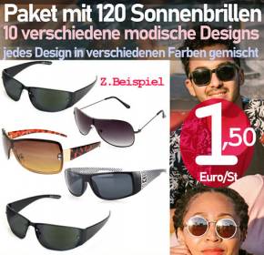 Box with 12 sunglasses SSV002